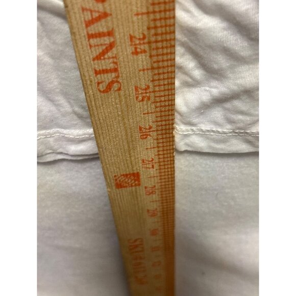 Mouchette XS White Scoop Neck Short Sleeve T-Shirt 50% Cotton 50% Polyester Made - Picture 3 of 9